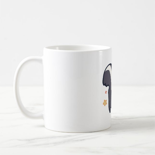 Cute skunk Magic Coffee Mug (Left)
