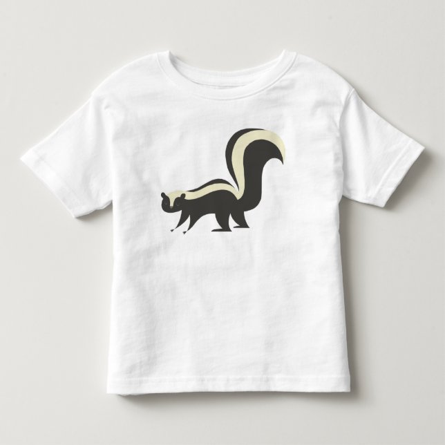 Cute Skunk Toddler T-Shirt (Front)