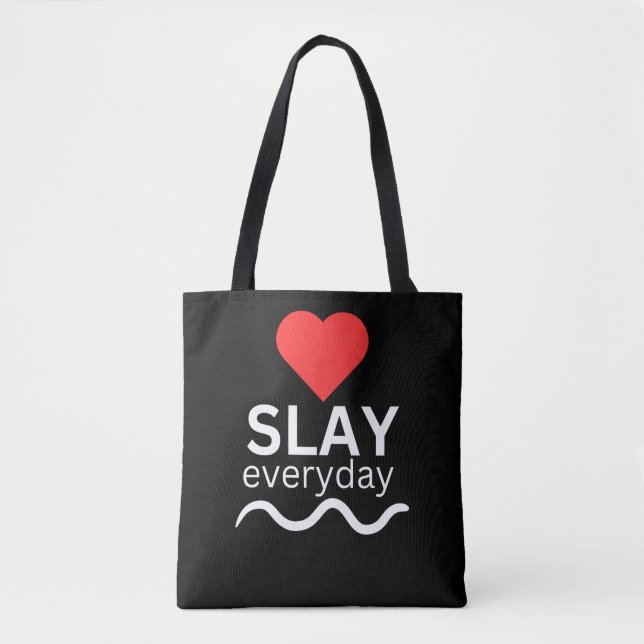 Cute Slay Tote Bag (Front)