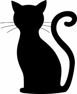 Black Cat Silhouette Simple Electronics Tech Accessories Zazzle Com Au
