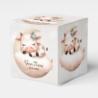 Cute Sleeping Baby Animals Beautiful Party Favour Box