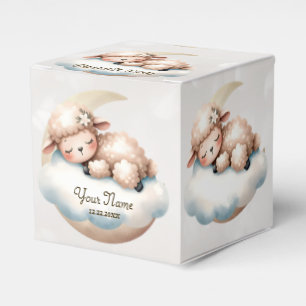 Cute Sleeping Baby Animals Beautiful Party Favour Box
