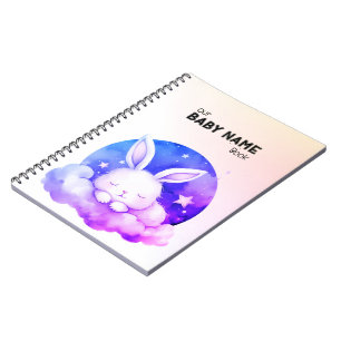 Cute Sleeping Bunny Notebook