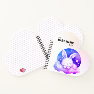 Cute Sleeping Bunny Notebook