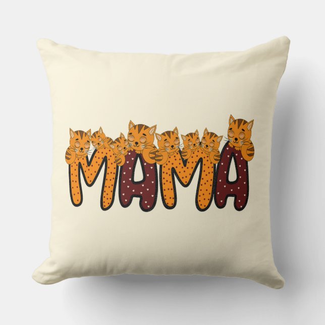 Cute sleeping cats cushion (Front)