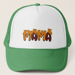 Cute sleeping cats trucker hat