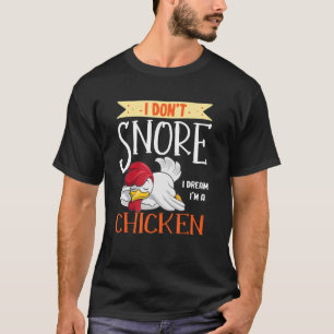 Cute Sleeping Chicken Graphic Women Men Kids Chick T-Shirt
