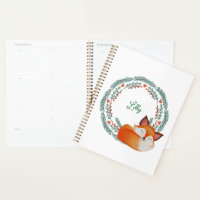 Cute Sleeping Fox Personalised 