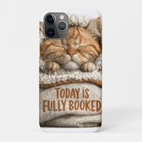 Cute Sleeping Ginger Kitten Swaddled in Blanket