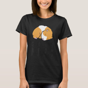 Cute Sleeping Guinea Pig Good At Naps  Guinea Pig T-Shirt