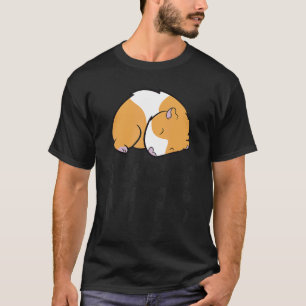 Cute Sleeping Guinea Pig Good At Naps  Guinea Pig T-Shirt