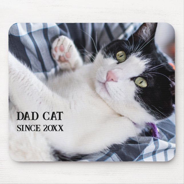 Cute Sleeping Kitten  Mouse Pad (Front)