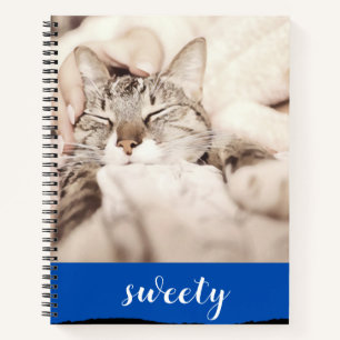 Cute Sleeping Kitten  Notebook
