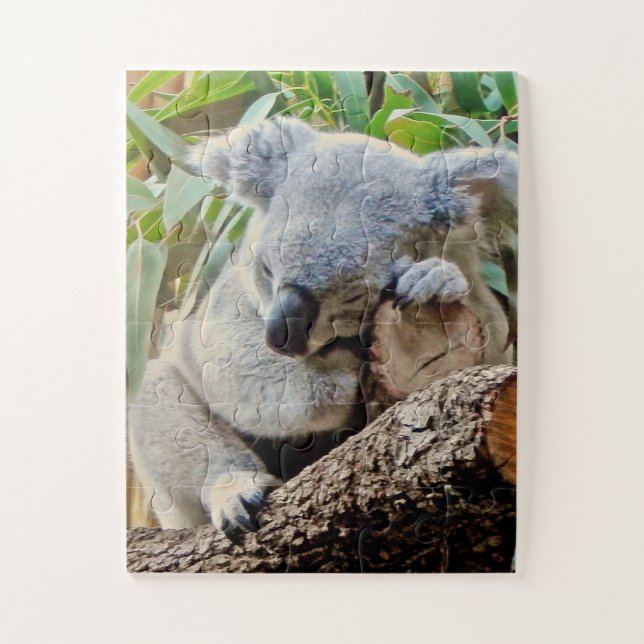 Cute Sleeping Koala Jigsaw Puzzle (Vertical)
