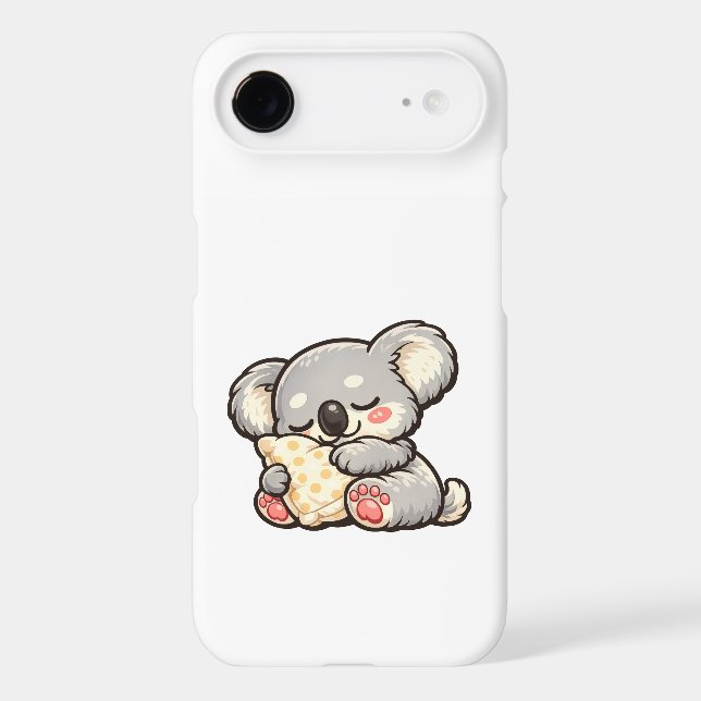 Cute Sleeping Koala with Pillow (Back)
