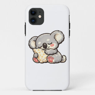 Cute Sleeping Koala with Pillow iPhone 11 Case