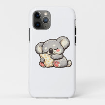 Cute Sleeping Koala with Pillow