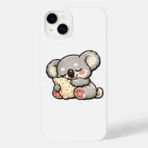 Cute Sleeping Koala with Pillow