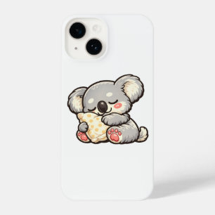 Cute Sleeping Koala with Pillow iPhone 14 Case