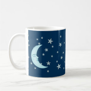 Cute Sleeping Moon Mugs