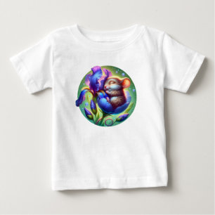 Cute Sleeping Mouse Baby Animal T-Shirt