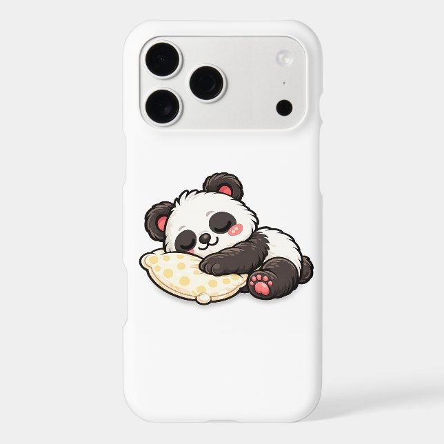 Cute Sleeping Panda with Pillow (Back)