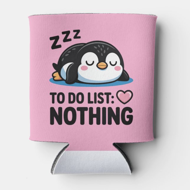 cute sleeping penguin, to do list nothing can cooler (Front)