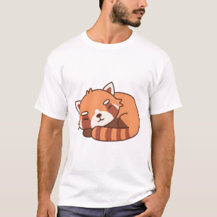 Cute Sleeping Red Panda T-Shirt