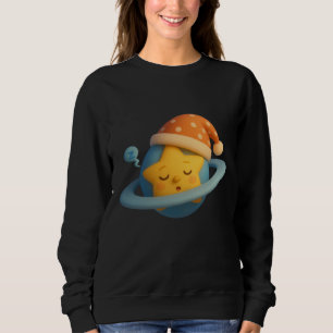 Cute Sleeping Star Sweatshirt