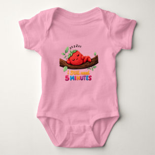Cute Sleeping Strawberry – Baby Jersey Bodysuit