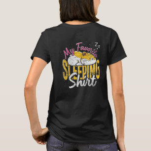 Cute Sleepy Animal My Favourite Sleeping Hamster T-Shirt