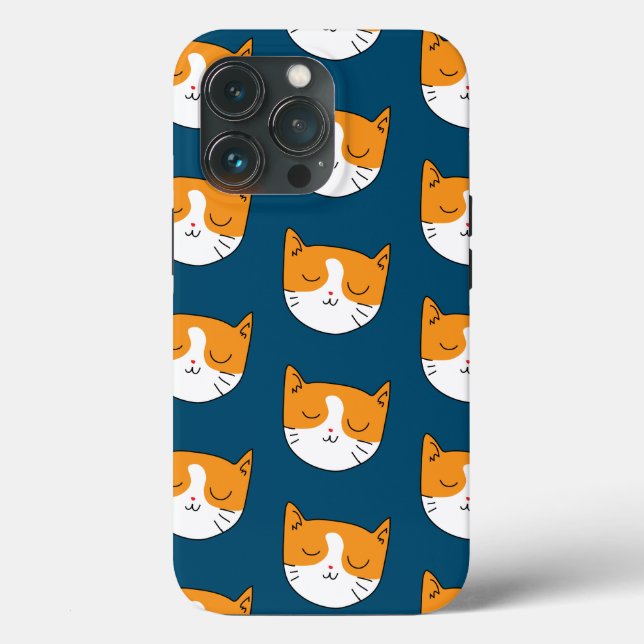 Cute Sleepy Cat  Case-Mate iPhone Case (Back)
