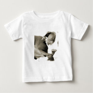 cute sleepy lazy pit bull dog baby T-Shirt