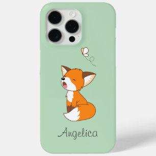 Cute Sleepy Little Fox iPhone 15 Pro Max Case