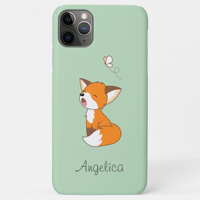 Cute Sleepy Little Fox Case-Mate iPhone Case (Back)