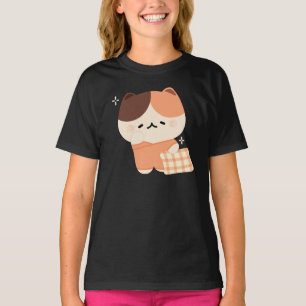 Cute Sleepy Tortie Cat T-Shirt