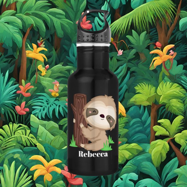 Cute sloth animal lovers 532 ml water bottle (Creator Uploaded)