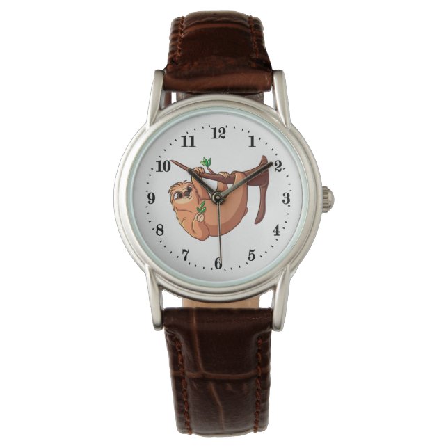 cute sloth animal lovers women watch (Front)