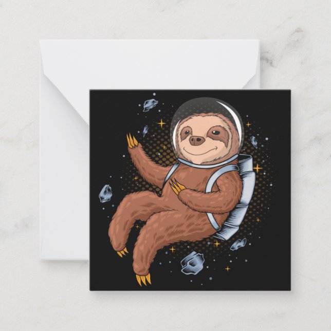 Cute Sloth Card (Front)