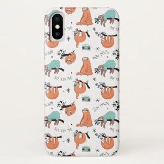 Cute Sloth iPhone X Case