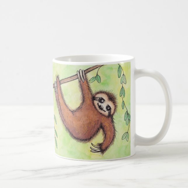 Cute Sloth Coffee Mug (Right)