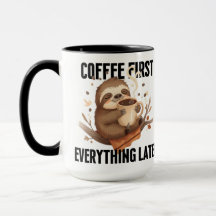 Cute Sloth Coffee Mug gift