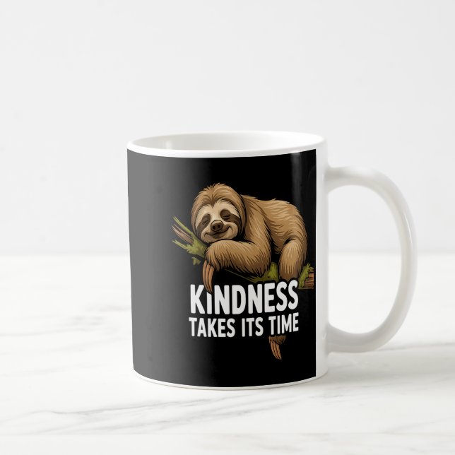 Cute Sloth Design For Sloth Lover And Sloth Comfor Coffee Mug (Right)