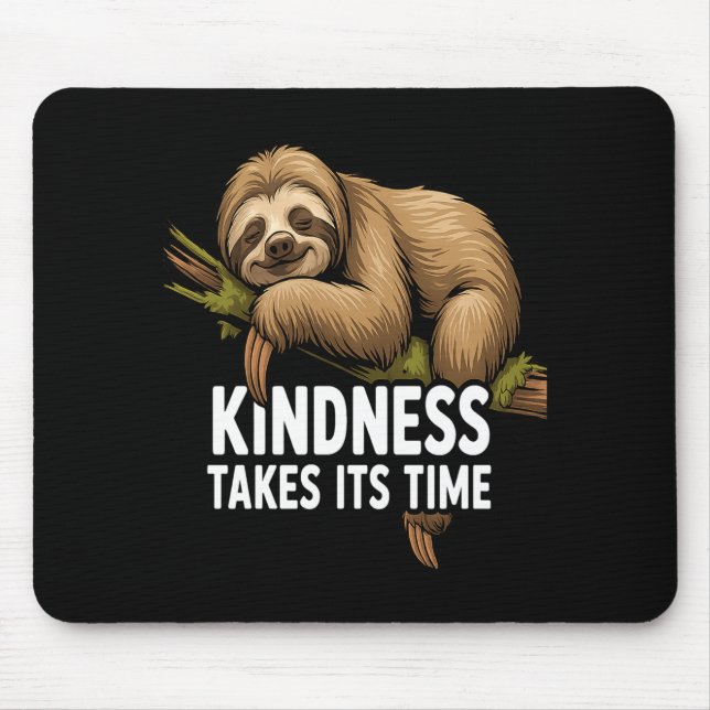Cute Sloth Design For Sloth Lover And Sloth Comfor Mouse Pad (Front)