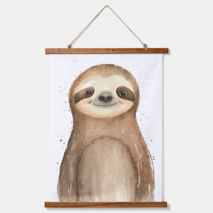 Cute Sloth Hanging Tapestry