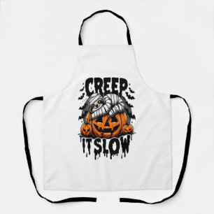 Cute Sloth Happy Halloween Apron