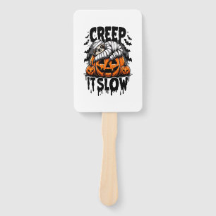 Cute Sloth Happy Halloween Hand Fan