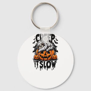 Cute Sloth Happy Halloween Key Ring