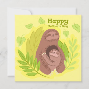 Cute Sloth Holiday Card