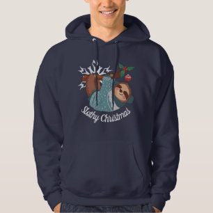 Cute Sloth in Sweater for a Slothy Christmas